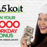 $1,000 Employee Of The Day...